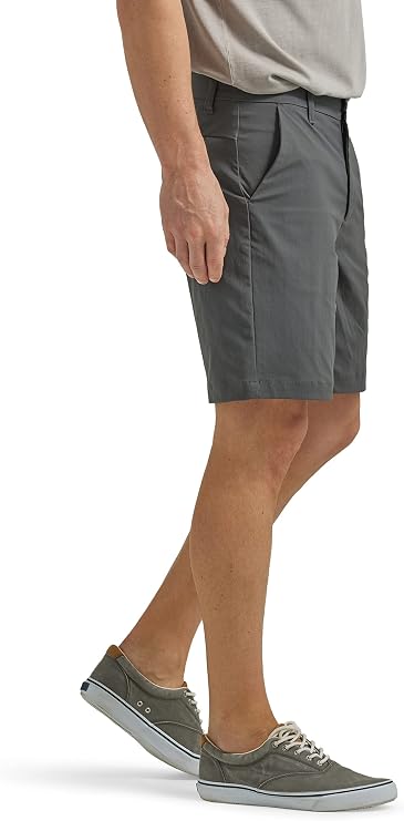 Lee Men's Extreme Motion Regular Fit Synthetic Flat Front Short