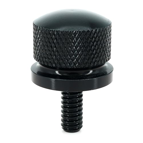 Miniatura 8 de Americruise - Tornillo negro para asiento de motocicleta Harley Dyna, Sportster, Softail, Fat Boy, Touring Street Glide, Electra Glide, Road King
