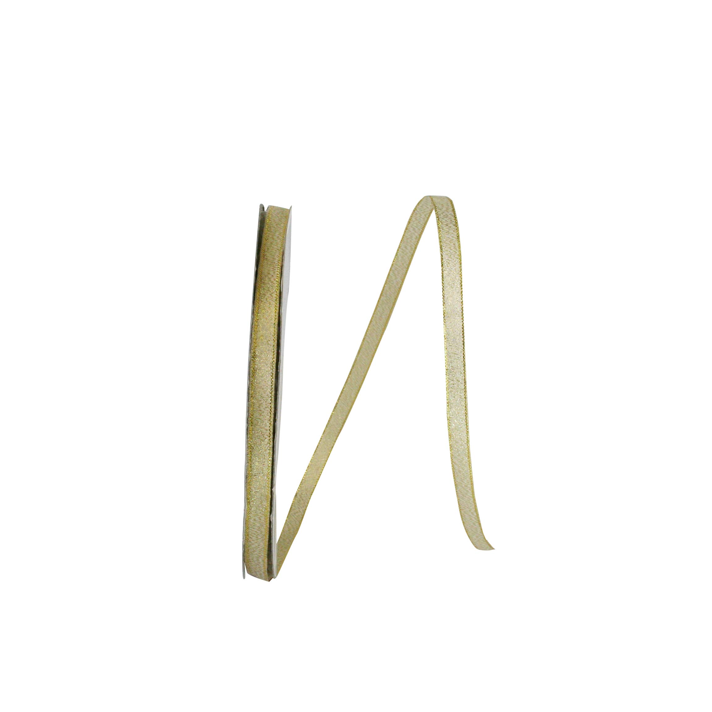 Ruban doré clair Reliant 0,9 cm de qualité supérieure