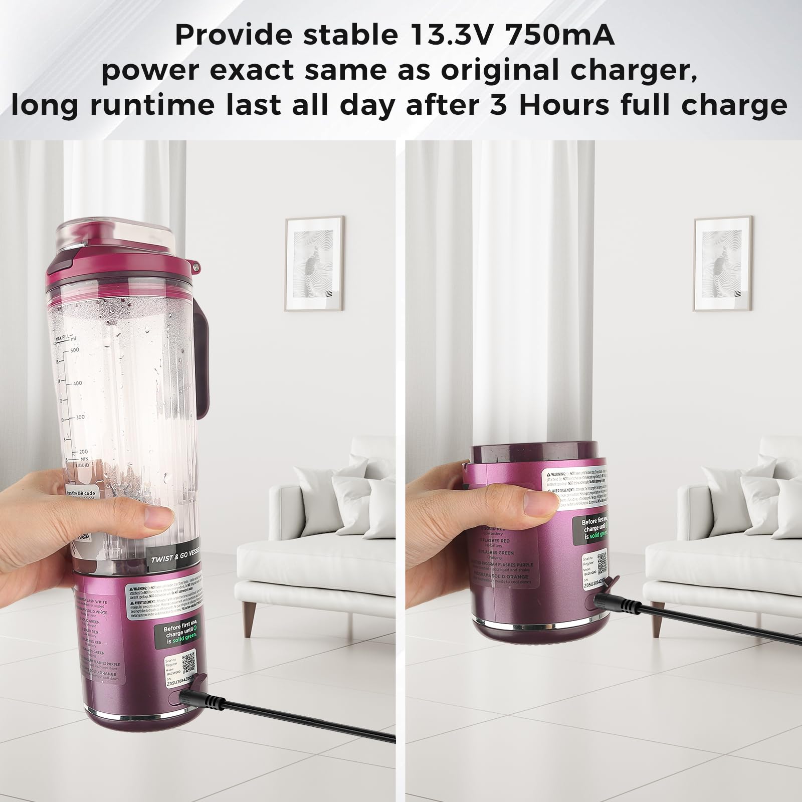 Amazon.com: foboko Fast Charger for Ninja Blast Max Portable
