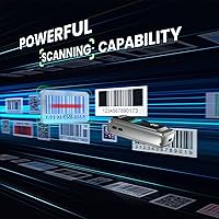 Vista 6 de Eyoyo Escáner de código QR con pantalla LCD, mini escáner de código de barras Bluetooth portátil, escáner de código de barras de libro inalámbrico