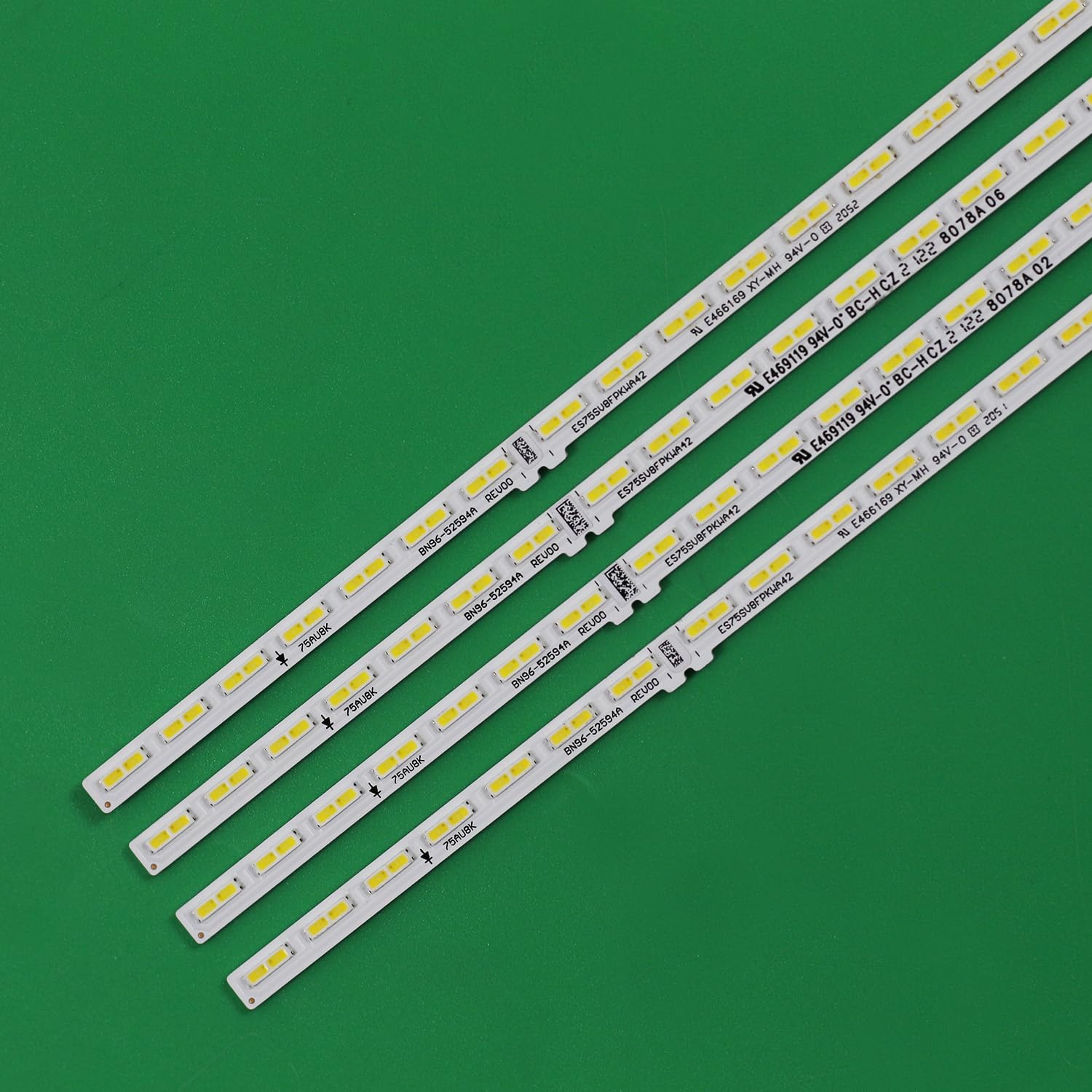 Bande De Rétro-éclairage LED For Sam Sung UN75AU8200 UN75AU8000FXZA UN75AU8000 UA75AU8000 ES75SV8FPKWA42 LM41-01046A/C 75AUBK BN96-52594A Lampes de remplacement pour téléviseur
