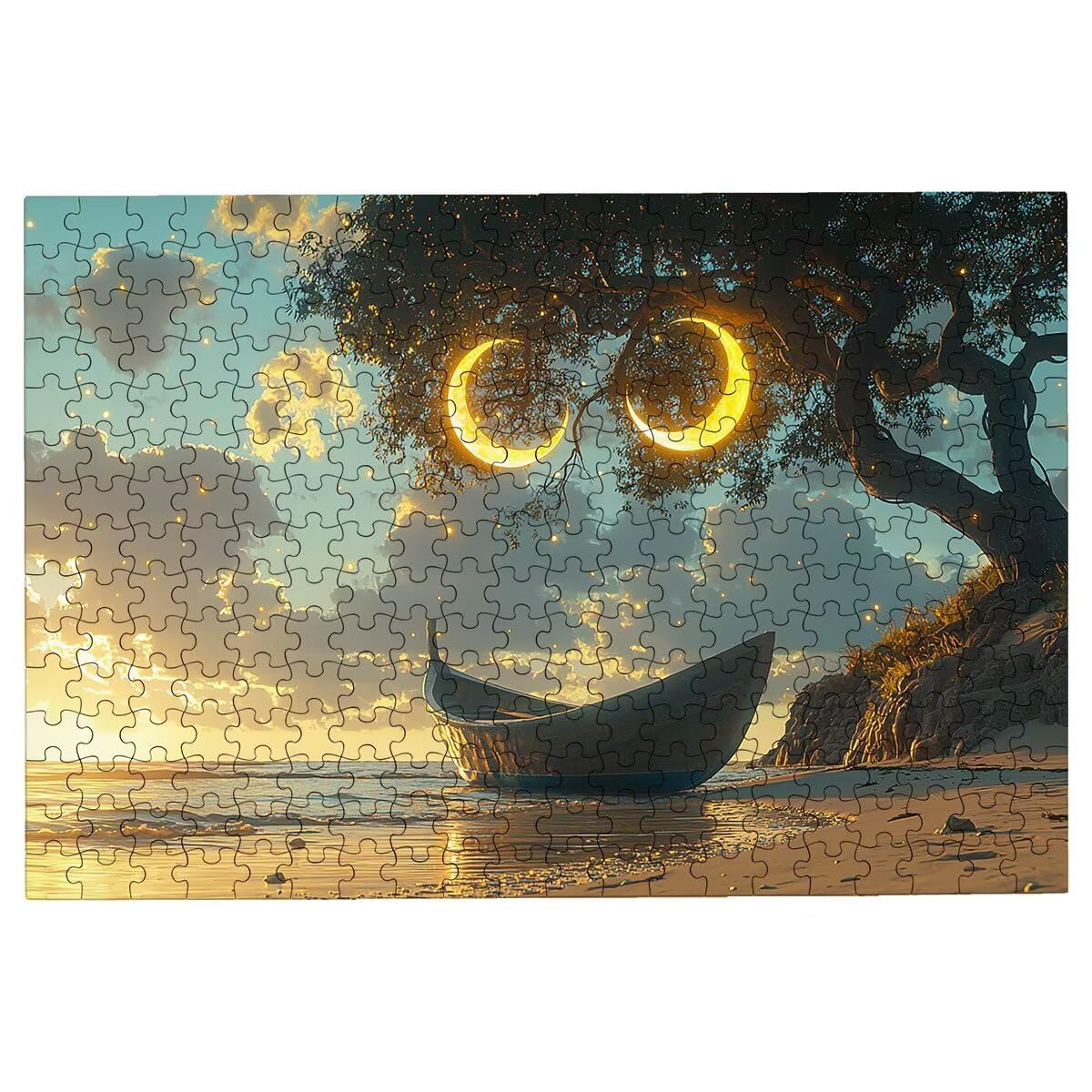 1500 puzzli dla dorosłych, puzzle księżycowe dla dorosłych, 1500 elementów, łamigłówka dla całej rodziny, klasyczne drewniane układanki, odpowiednie do dekoracji wnętrz, prezenty -3627