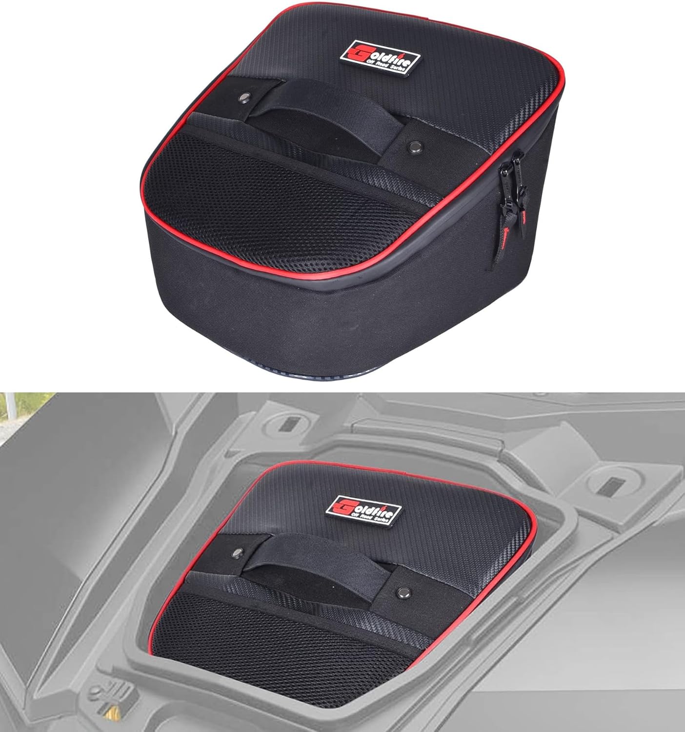 Goldfire UTV Underhood Storage Bag Compatible with Polaris RZR RS1 2018-2023 Gear Bag Cooler Bag Trunk Liner Waterproof Tool Organizers UTV Accessories (OE #2882700)