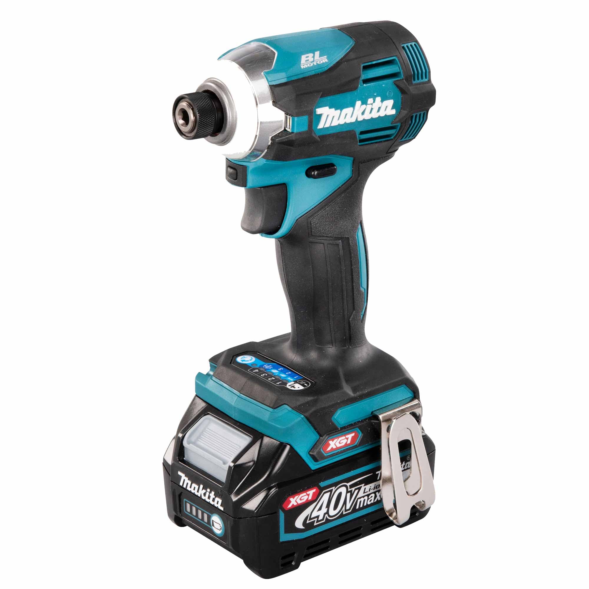 Makita Combo Kit DK0128G601: 6-stk. 40V 4Ah XGT Power Tool Set mit Trapano DF001G, GA005G, TD001G, JR001G, HR002G, HS003G