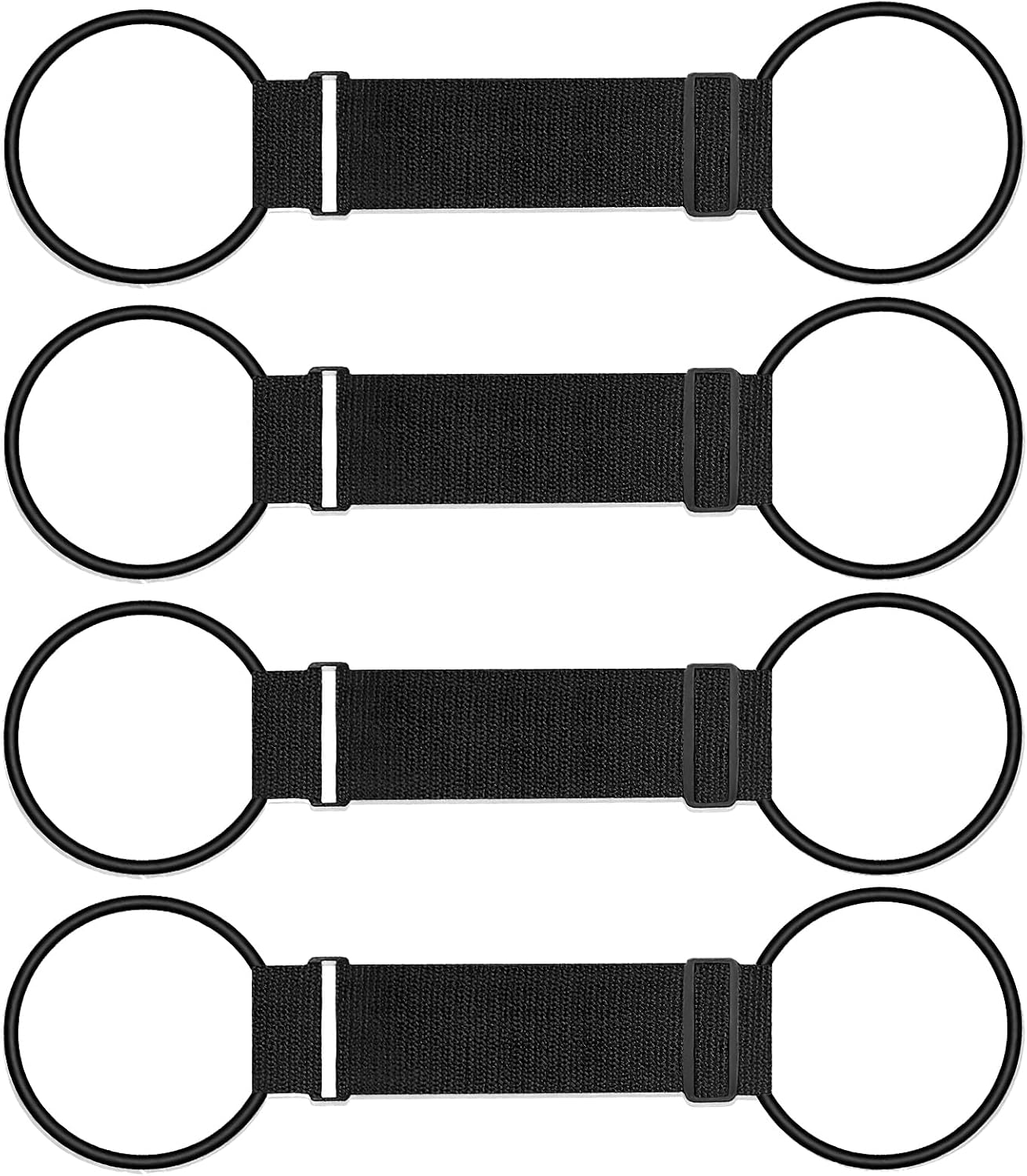 Luggage Straps for Suitcases 4-Pack Widened Luggage Connector Straps for Travel Essentials. Heavy Duty Add A Bag Strap Bungee Belts. Adjustable Elastic Secure Carry-On Backpack Accessory