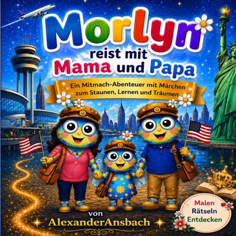 Morlyn reist mit Mama und Papa: Ein Mitmach-Abenteuer mit Märchen zum Staunen, Lernen und Träumen