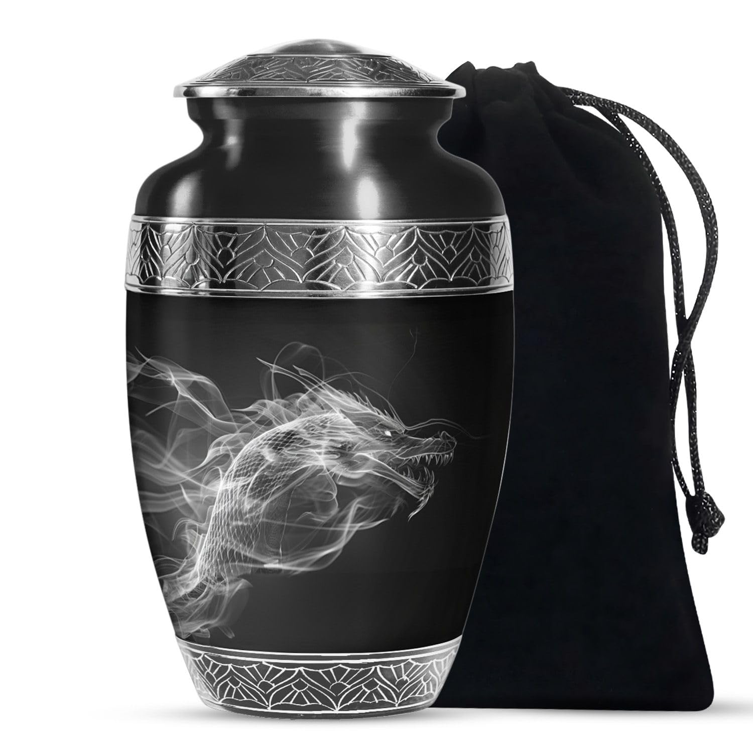 Dragon Urns for Human Ashes, Cremation urns for Ashes, urn for Ashes for Women, Memorial urn (Size -10 Inch), Decorative urns for Dad, s for Human Ashes, Large urns for Human Ashes Adult Male