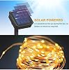 Menfry 20 Mt Solar Powered Solar Fairy Led Light Decorative Garden Large Panel Lighting Outdoor (200 LEDs)