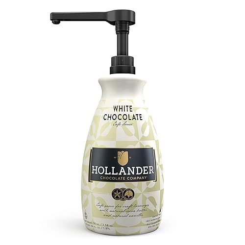 White Chocolate Café Sauce™ by Hollander Chocolate Co. | Perfect