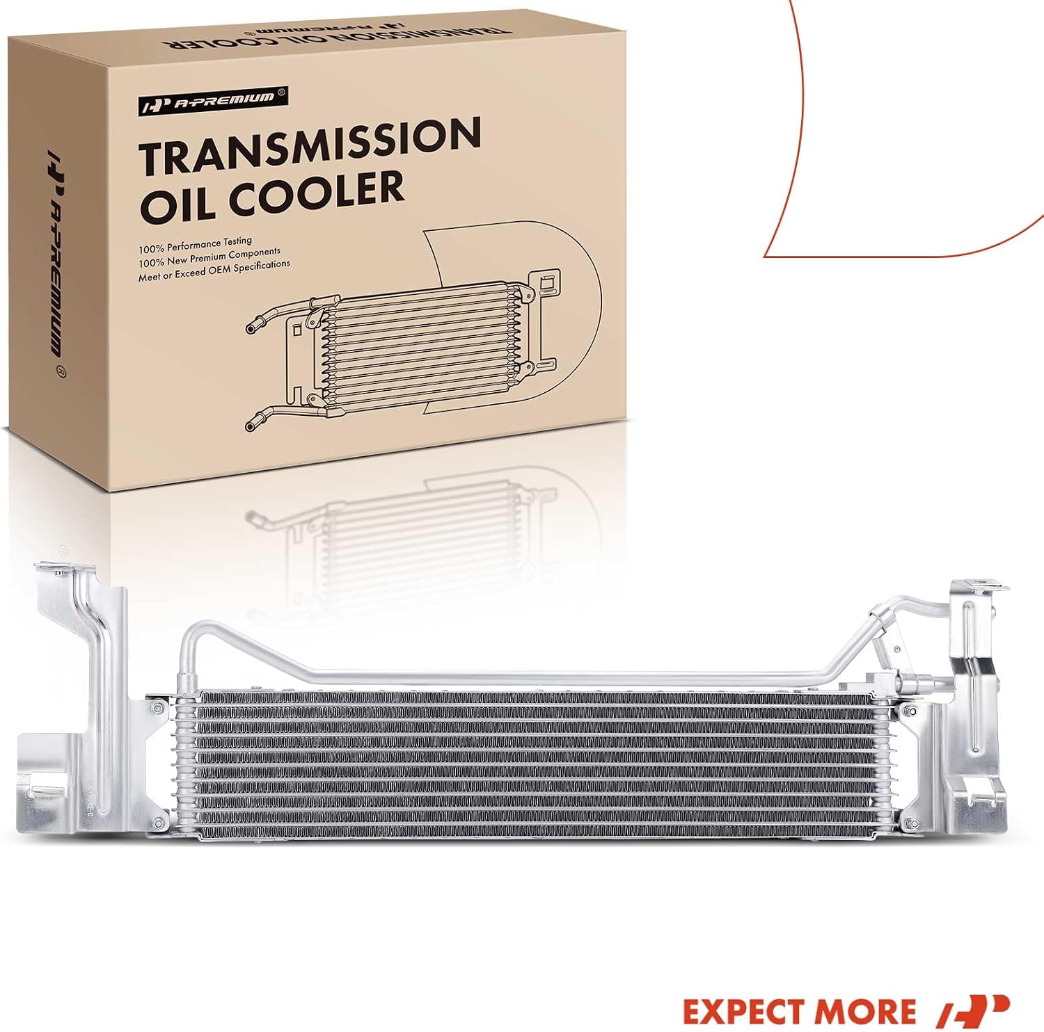 A-Premium Transmission Oil Cooler Compatible with Ford Escape 2013 2014 2015 2016, 2.5L, Sport Utility, Automatic Trans, Replace # CV6Z7A095B