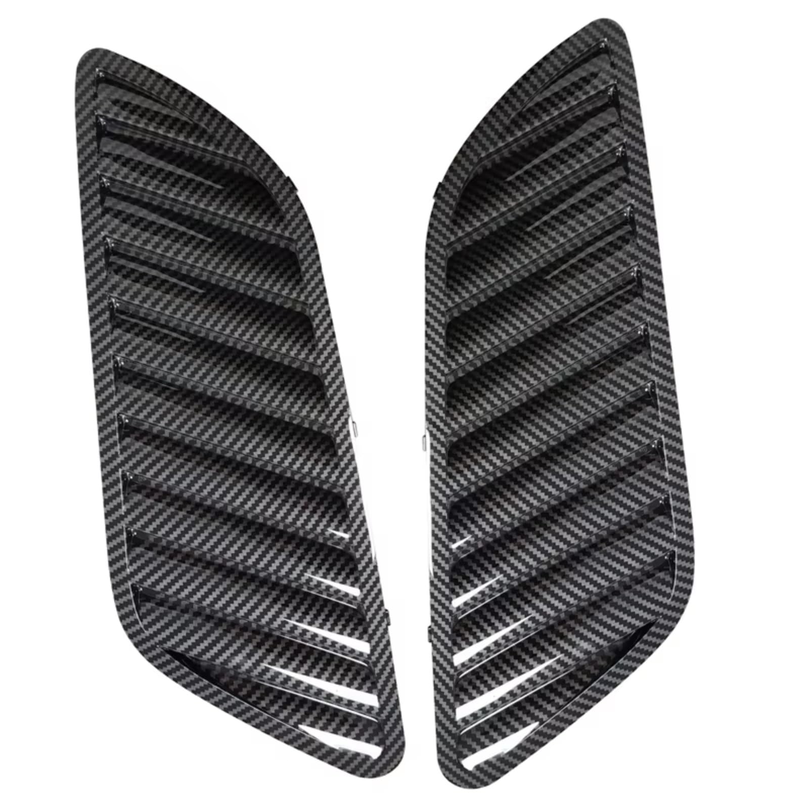 Calandre avant aspect fibre carbone gris pour BMW E90 E91 E92 E93 2011-2013 - 6