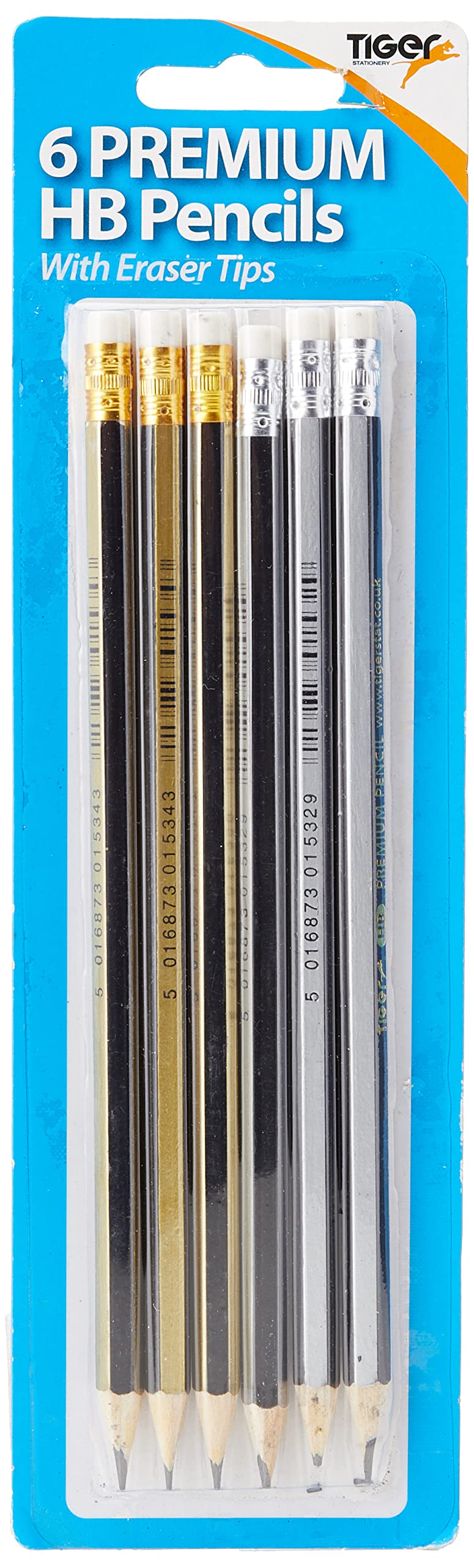 SUNDRY 6 ERASER TIP HB PENCILS 301535 PK12