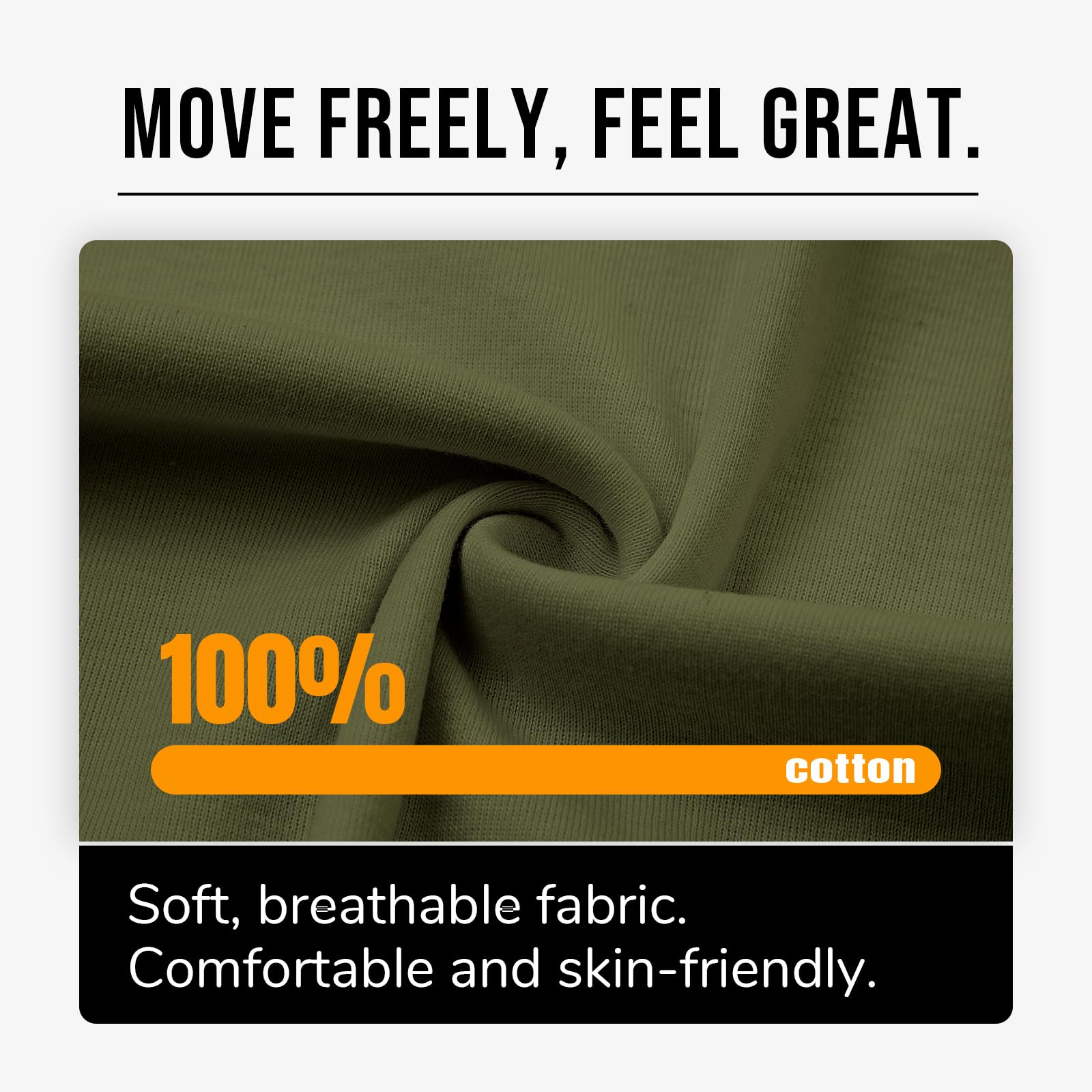 HomyComy Canottiera da uomo in 100% cotone, senza maniche, a girocollo, tinta unita, confezione da 3