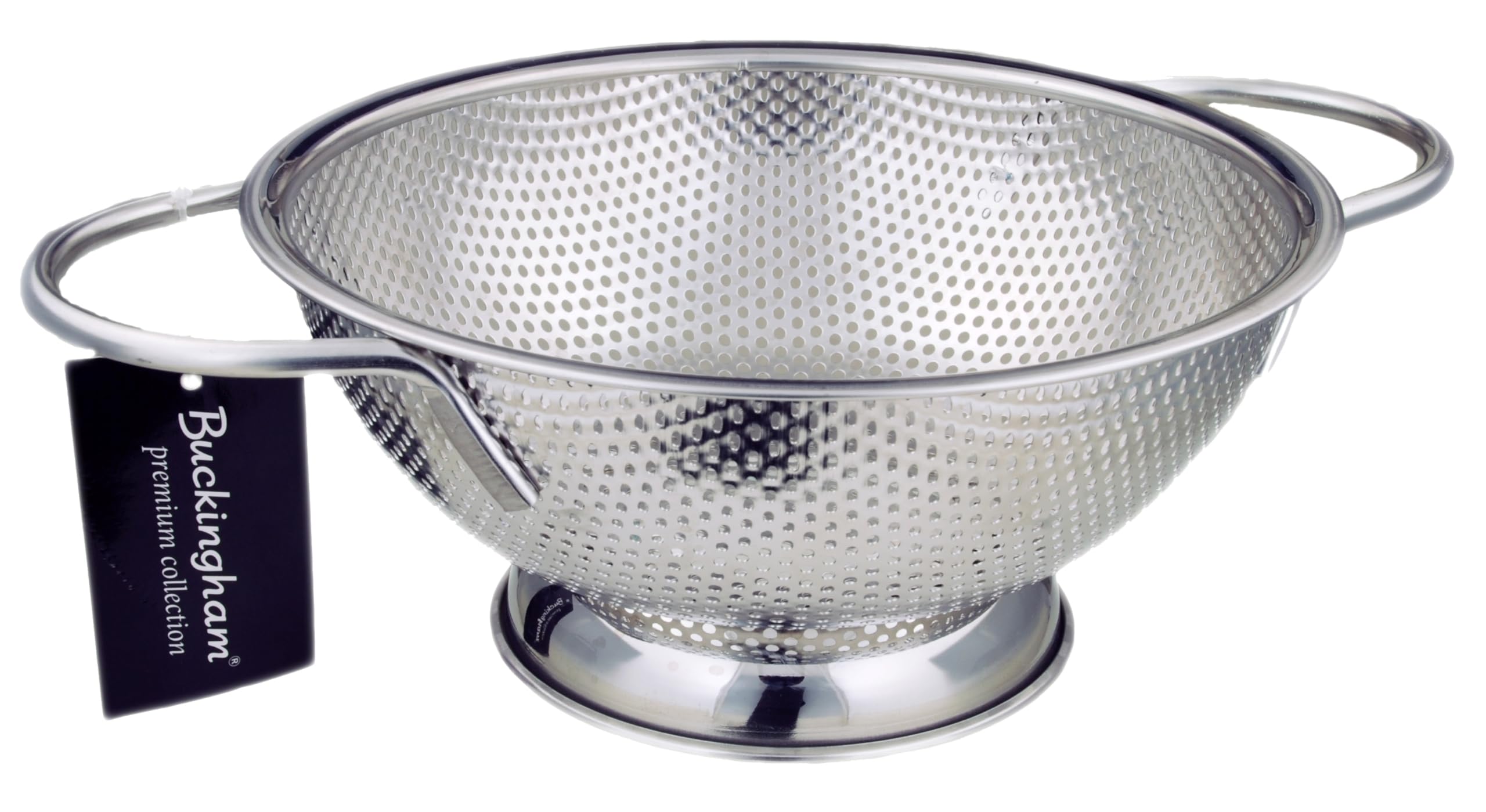 Buckingham Stainless Steel  Deep Colander Strainer 22.5 Cm from B&Q