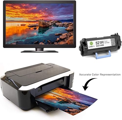 Miniatura 3 de Limeink Cartucho de tóner compatible con Lexmark 521H 52D1H00 para Lexmark MS810 MS810n MS810dn MS810de MS811 MS811n MS811dn MS811dtn MS812dn