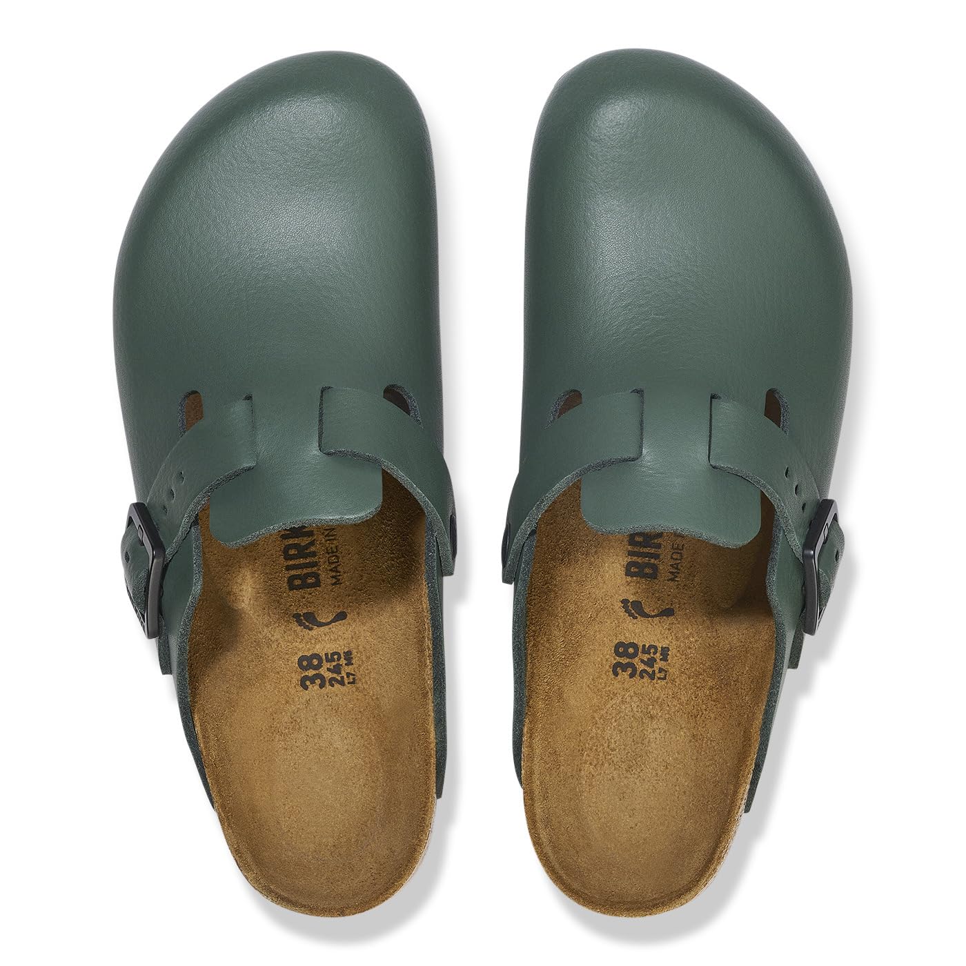 Birkenstock Boston Pro Pantoufles en cuir pour homme et femme – Sabots – Certifié selon la norme EN ISO 20347:2043 – Chaussures professionnelles pour médecine, restauration et service