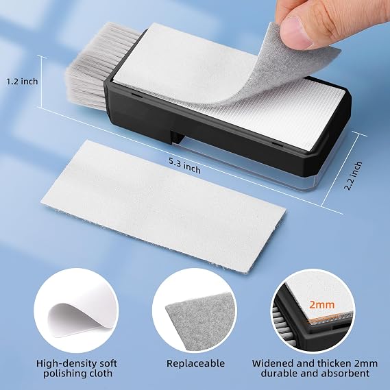 Ordilend All-in-1 Keyboard Cleaner and Laptop Cleaning Kit - Professional Computer Screen-Safe Tools for MacBook and Electronics - Portable Brush Set for Gamers and Remote Professionals