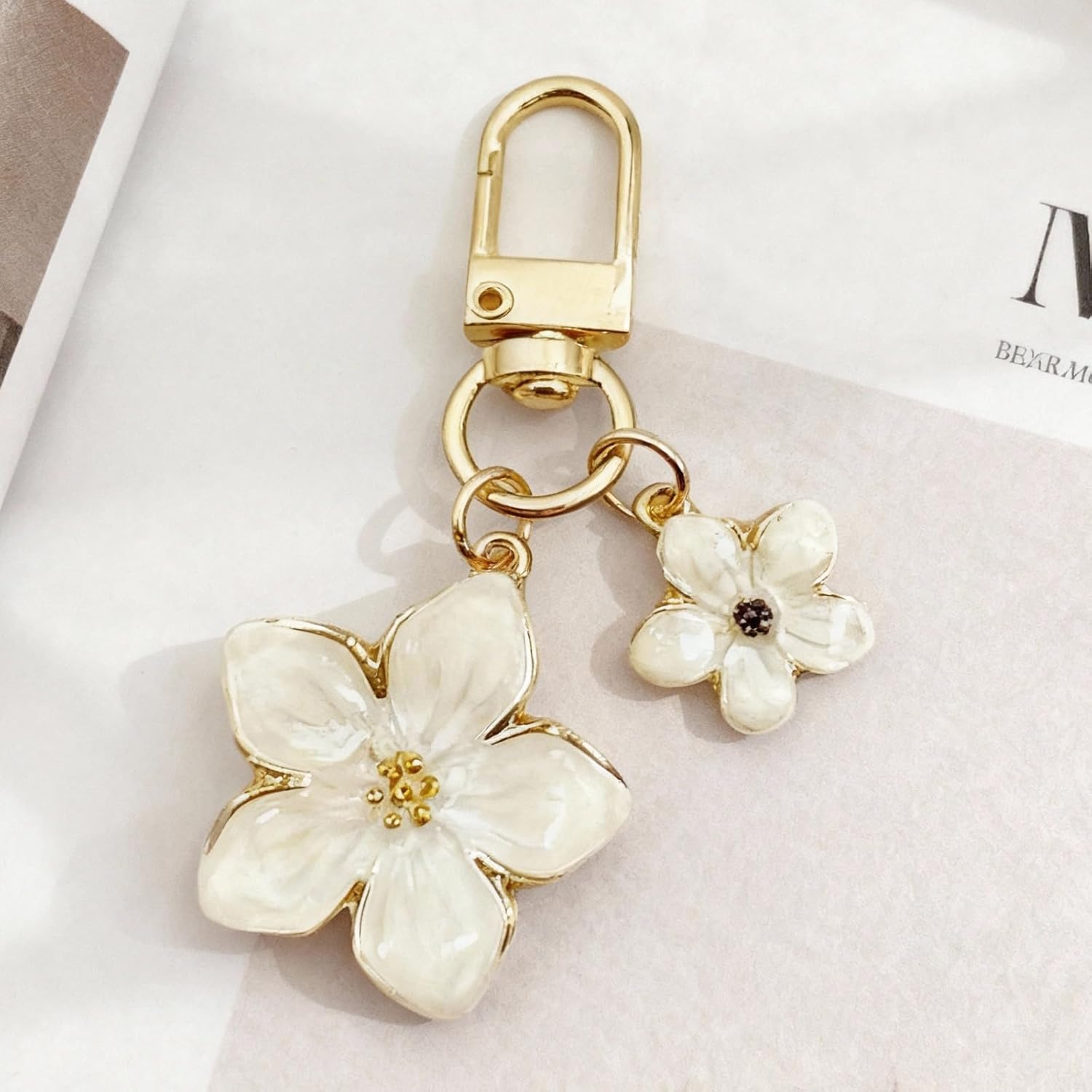 choice of all Bag Charms for Handbags Purse Charms Flower Bag Charm for Handbags Christmas Jewelry Stocking Stuffers Gifts - Image 7