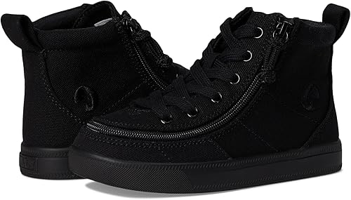 BILLY Footwear Classic Lace High (Toddler) Black to The Floor Canvas 9 Toddler M