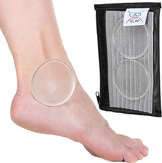 CRS Cross Ankle Gel Discs - Ankle Pads for Boots (Protect and Cushion for Ice Skating, Hockey, Roller, Inline, Hiking, Riding, Ski Boots)