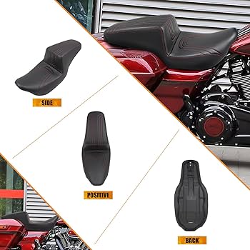 ハーレー タンデムシート 2009-2023 対応 Amazon | HCmotorku バイク シート タンデムシート ピリオンシート