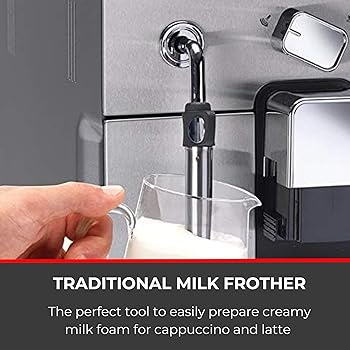 Gaggia Brera Silver, Cafetera Automática para Espresso y Cappuccino, Café en Grano o Molido, RI9305/01, 1400W, Plata, 100% Made in Italy3