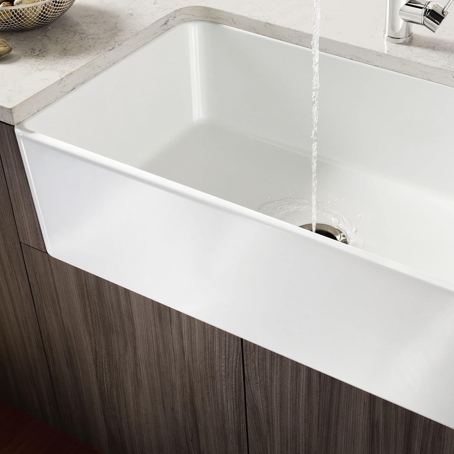 BLANCO Cerana 30 in. Apron Single Bowl Farmhouse Sink, White