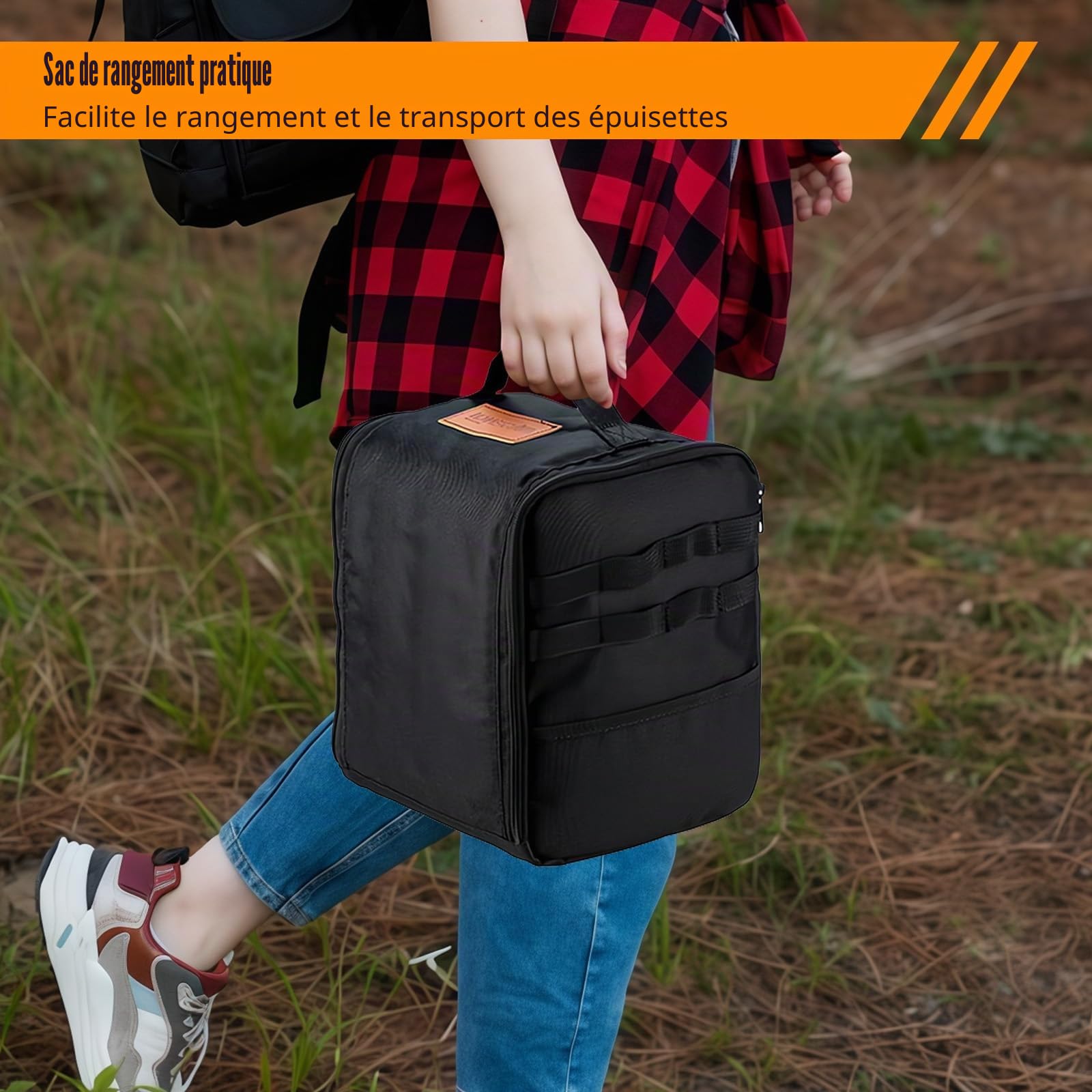 Lanterne portable à pétrole avec réservoir d'huile de 525 ml - Pour le camping - Réchaud de camping multifonction avec sac de rangement pour éclairage extérieur - Réchauffement et cuisine