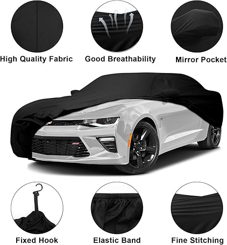 Miniatura 9 de Funda de repuesto para automóvil interior para Chevy Camaro 2010-2023, lujosa funda de satén elástico de ajuste personalizado para interior a prueba