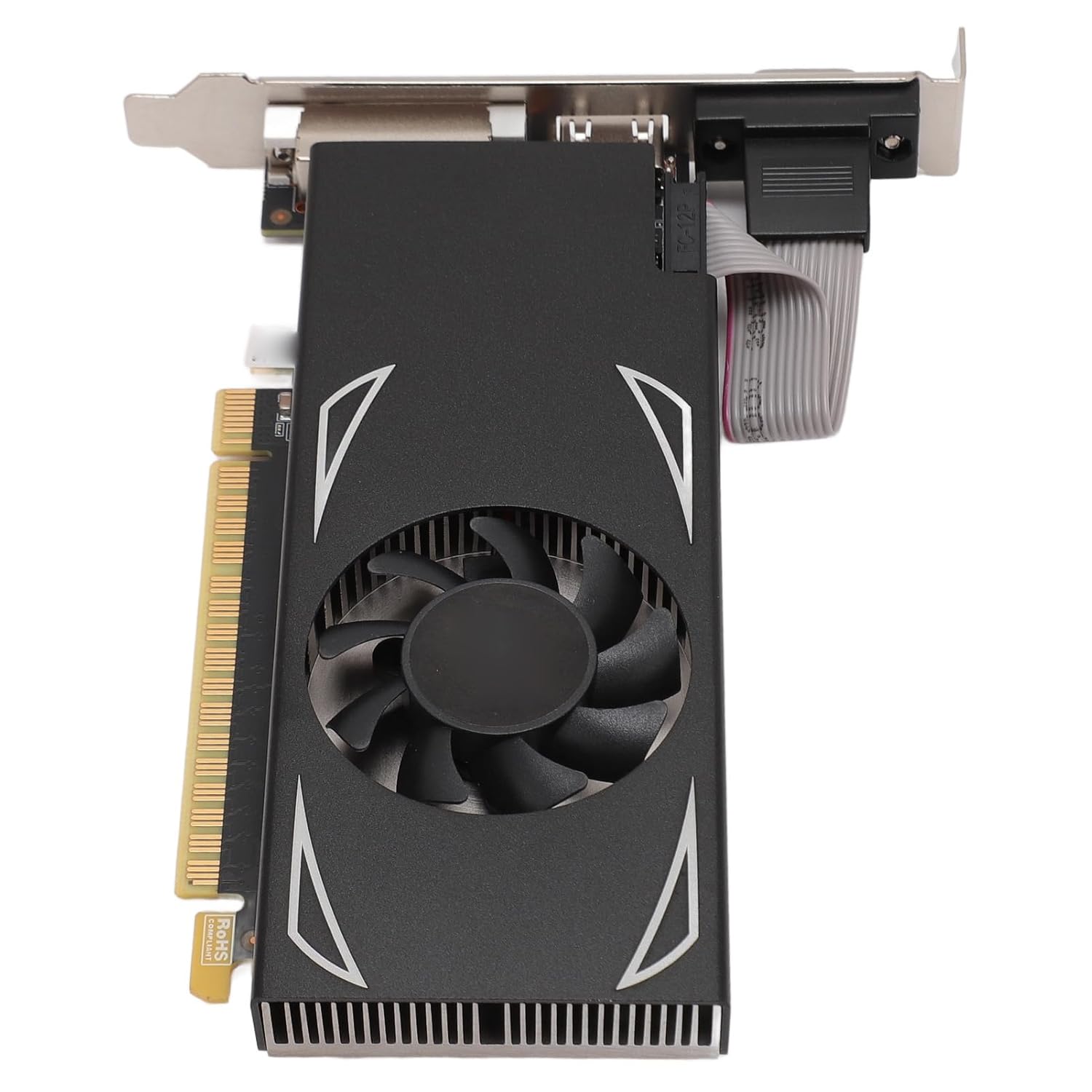 Dpofirs Gaming Graphics Card, Cooling Fan for Graphics Card GTX750TI 1020MHz Core Frequency PCI Express 3.0 16x PC Interface for Home