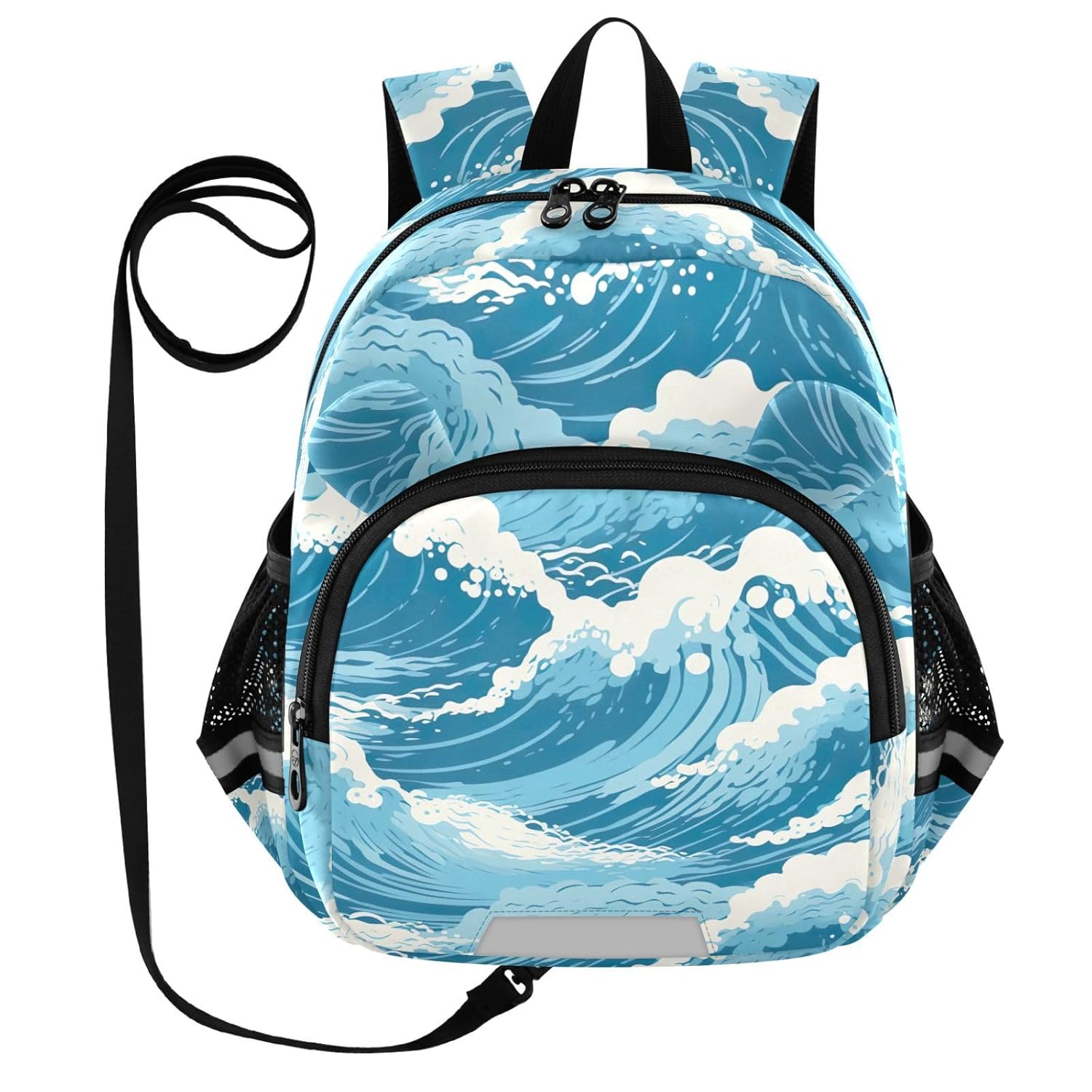 Blue Toddler Harness Backpack for Boys Girls 3-6 Years Kids Backpack with Anti Lost Safety Leash Child Leash Backpack for Preschool Travel Walking