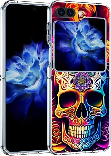 Miniatura 6 de Funda para Samsung Galaxy Z Flip 5, diseño de libélula antiarañazos, sólida, rígida, a prueba de golpes, para Samsung Galaxy Z Flip 5