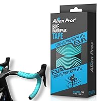 Vista 5 de ALIEN PROS Cinta de manubrio de bicicleta EVA (juego de 4) color blanco – Mejora el agarre de tu bicicleta con esta cinta para manillar de bicicleta