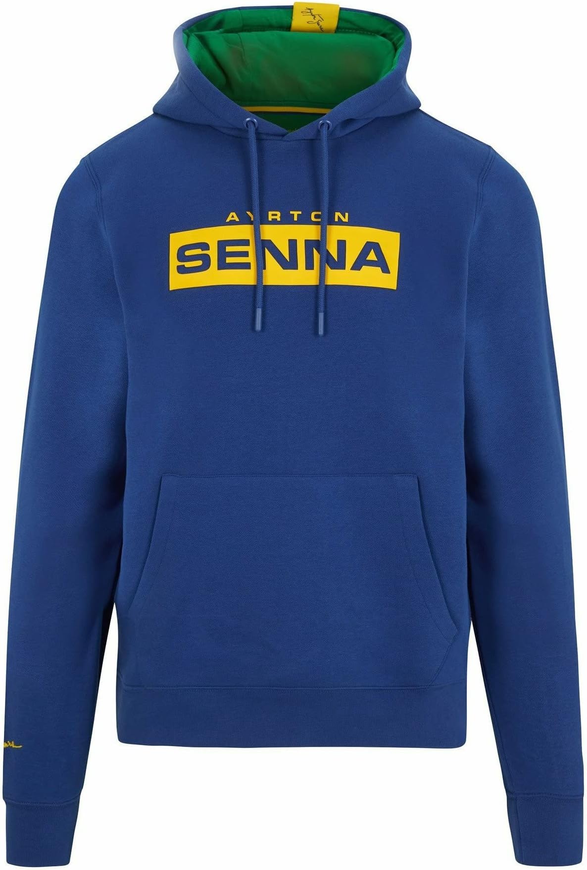 Fuel For Fans Ayrton Senna Men's Fanwear Logo Hoody- Navy