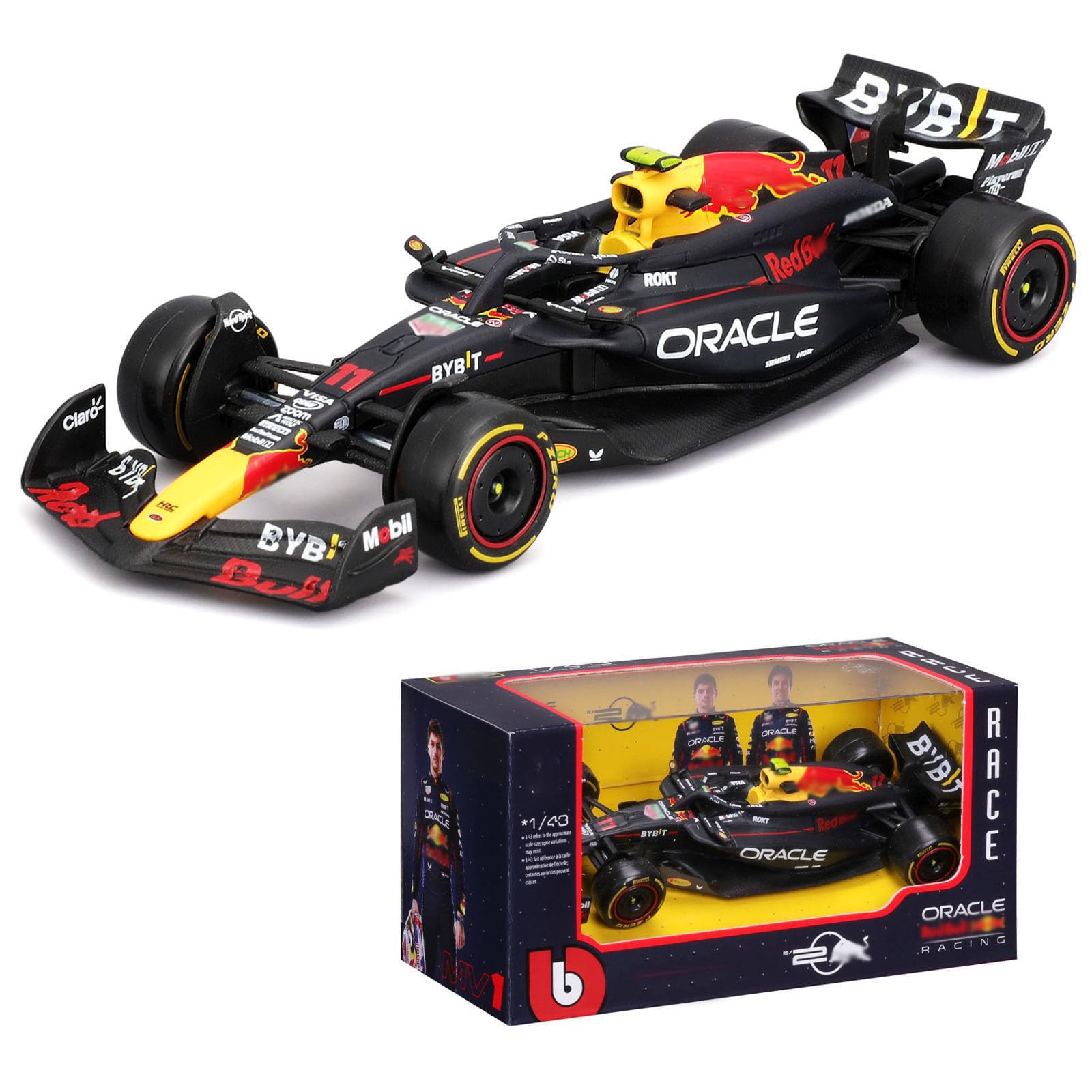 Amazon.com: Xiangtat 1:43 2024 F1 RB20 No. #1 Max Verstappen F1 No