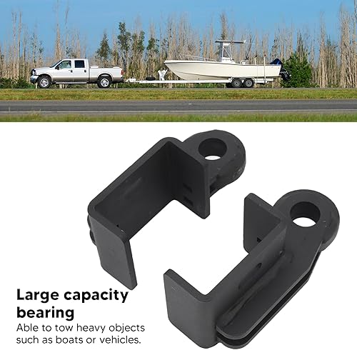 Miniatura 3 de Akozon 1 par de soportes de gancho de remolque delantero para parachoques gancho de remolque D soportes de anillo para Tacoma 2009 a 2023