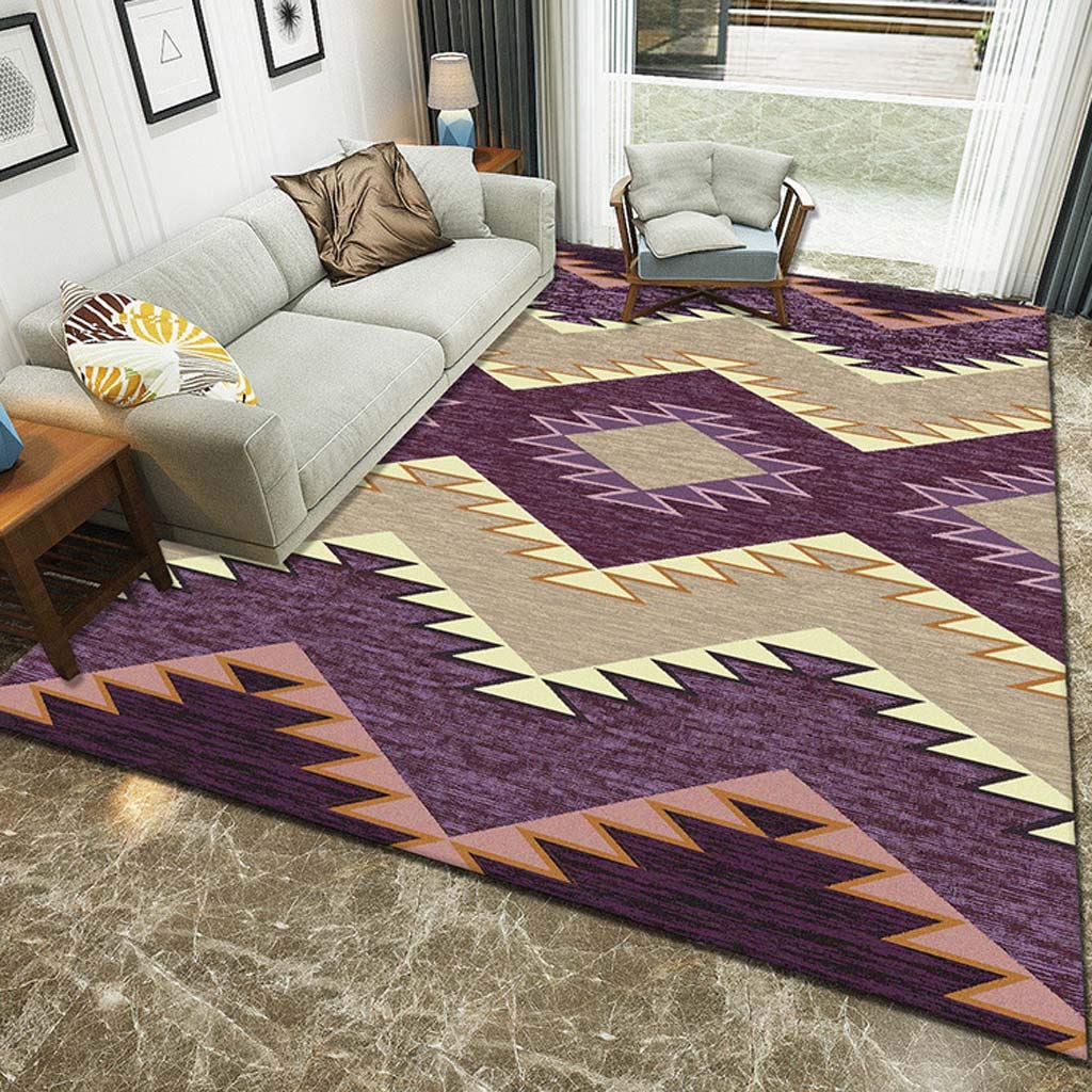 Tapis moquette géométrique décorative pour sublimer l'ambiance d'une chambre