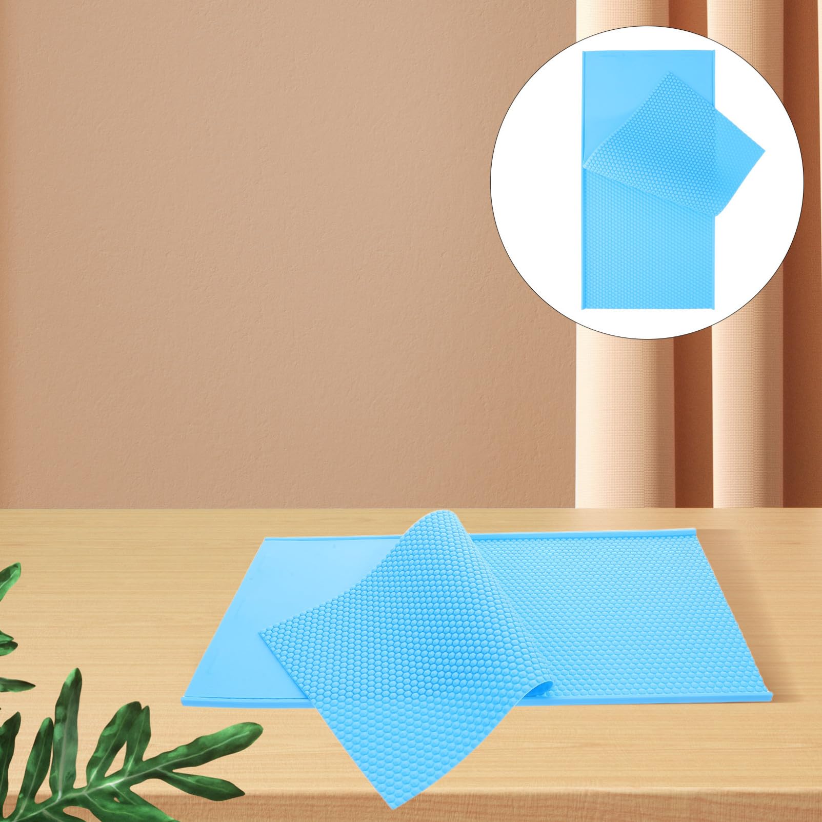 ibasenice Stampo in Silicone per Cera d Api Design Creativo Diy, Matrice Riutilizzabile per Fogli di Cera d Api, per Apicoltura Professionale e Hobby a Casa