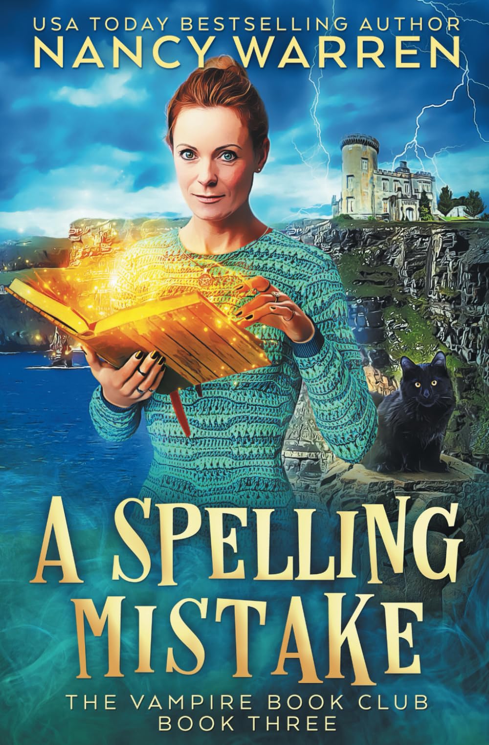 A Spelling Mistake: A Paranormal Women's Fiction Cozy Mystery: 3 (Vampire Book Club)