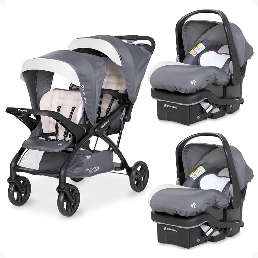 Amazon.com : Baby Trend Sit N' Stand Tandem Double Stroller w/ 2