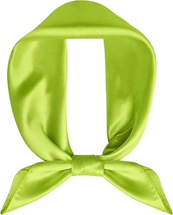 PPER-Jie Green Scarf Costume Women Green Ascot for Halloween