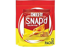 Cheez-It Snap'd Double Cheese Cracker Crisps, 9oz (12-Pack)