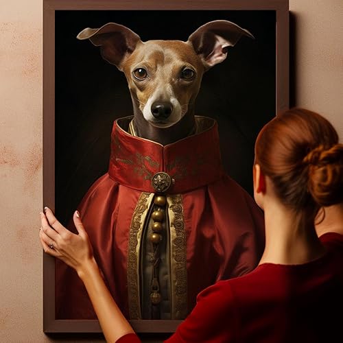 Miniatura 267 de Thuan Chow Chow Retrato de mascota con disfraz real de perro en un disfraz retrato de perro con vestimenta Retrato medieval de mascota retrato