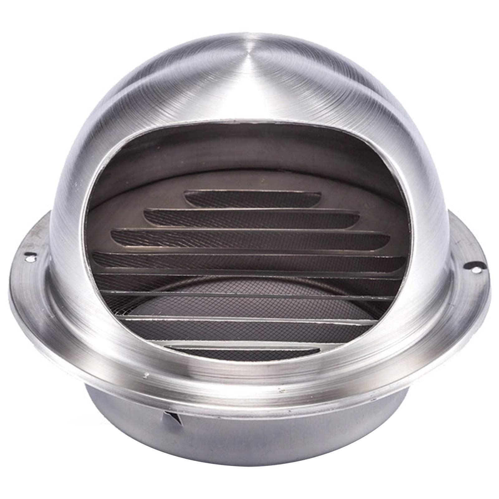 Buy Walled Ventilation Cap, BullNose Thick Stainless Steel Round