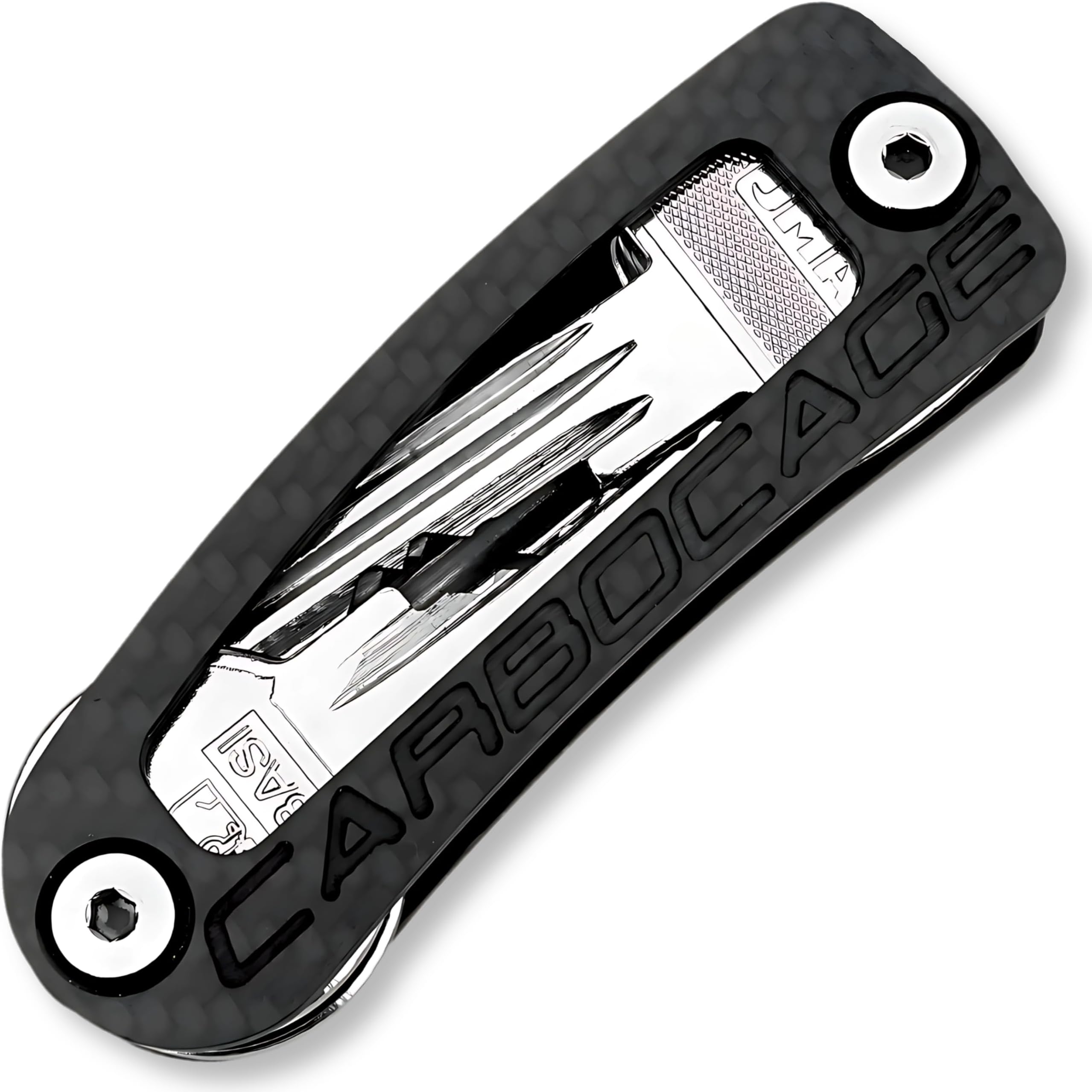 CARBOCAGE KEYCAGE - key ring - up to 14 keys - key holder - ideal organisation of keys - key organiser - key holder - Made in Germany