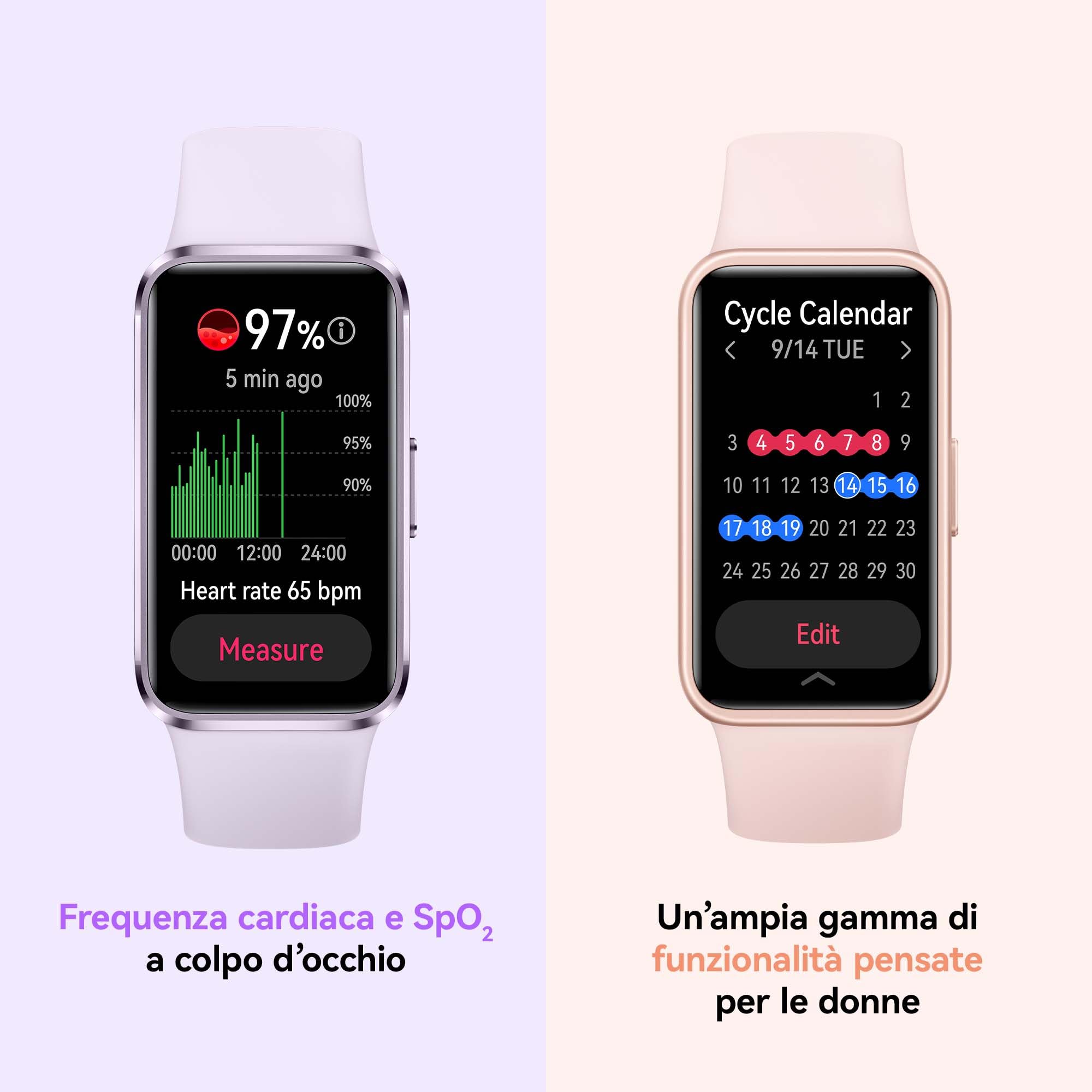 HUAWEI Band 10 Smartwatch, Monitoraggio del Fitness Tramite AI, Analisi Avanzata del Sonno, Variabilità della Frequenza Cardiaca Media Durante il Sonno e Approfondimenti, 14 Giorni, iOS & Android