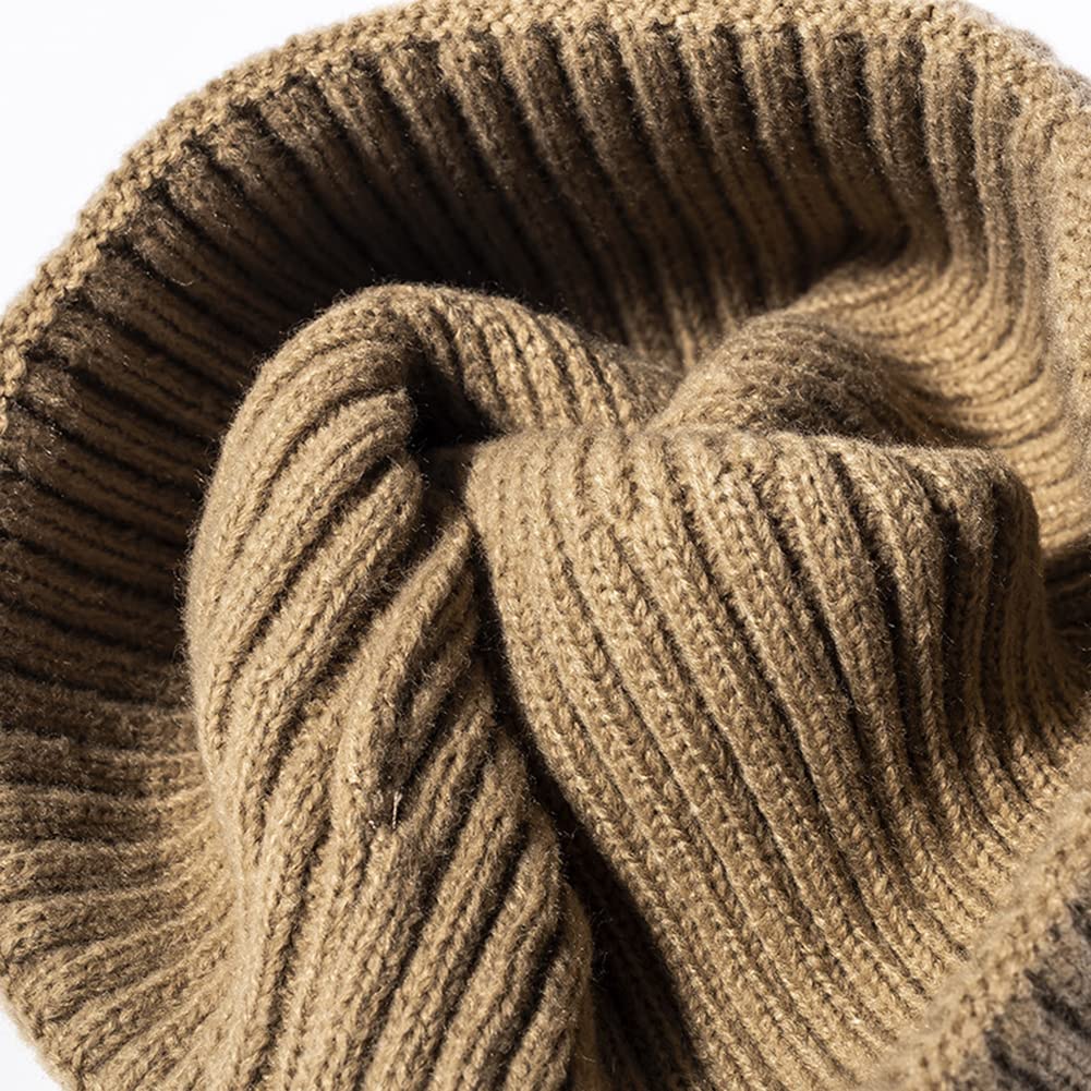 Gorro de Punto con puños de Invierno para Hombre y Mujer, Gorros Suaves y cálidos, Gorro de Invierno y otoño, 2 uds. Household faucets