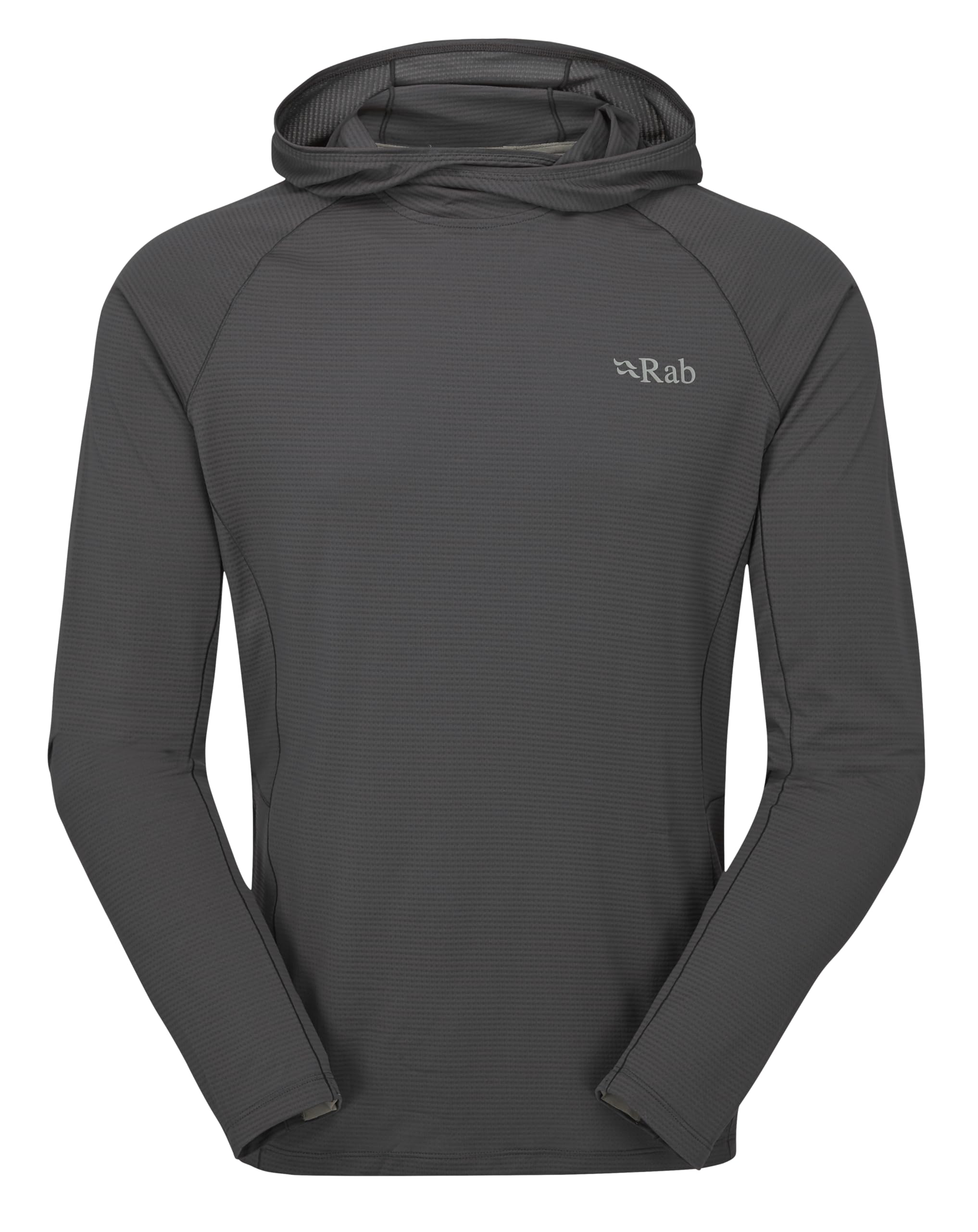 Rab Men's Graphene/Graphene Sonic Hoody Lightweight Breathable Baselayer Shirt For Hiking & Trail Running - Large