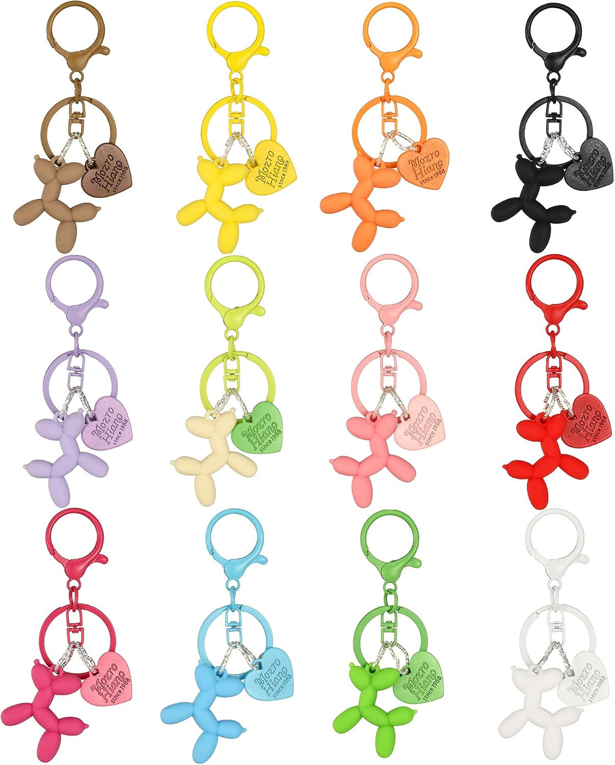 Balloon Dog Keychain Bulk, Fun Purse Charms Bag Decoration